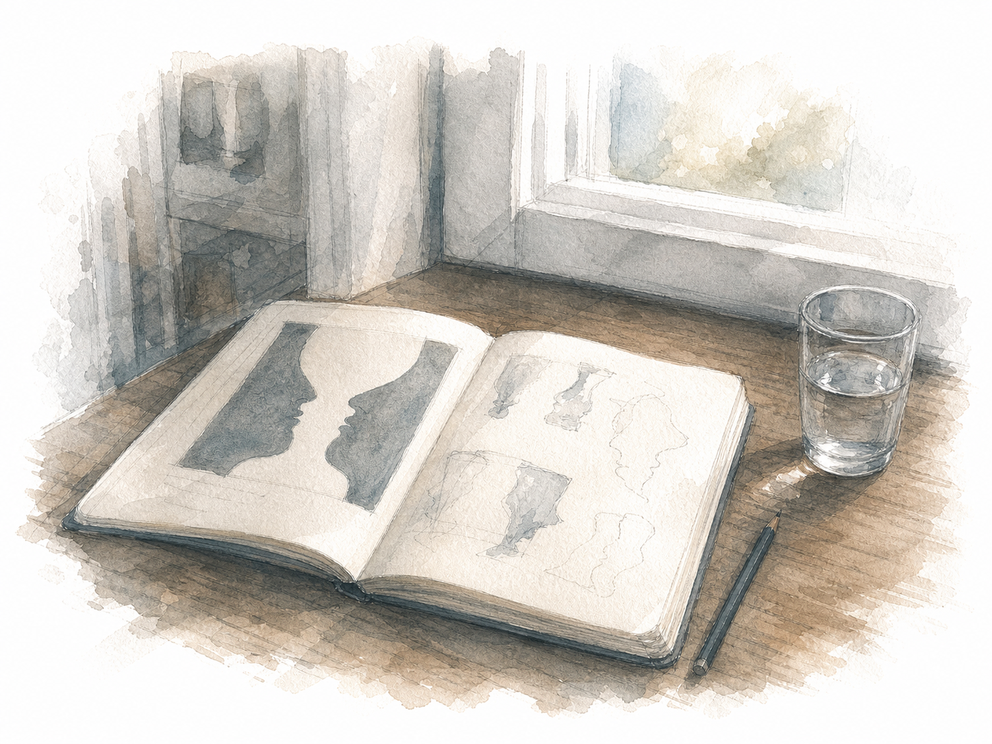 symbolická ilustrace – gestalt terapie